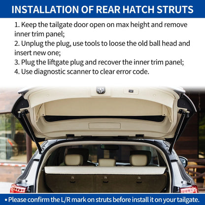 Rear LH Tailgate Power Lift Support for Hyundai Palisade (2020-2024)