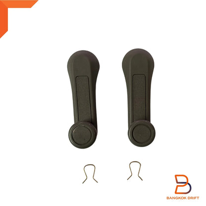 Grey Window Winder Crank Handles  For Holden Rodeo KB TF Isuzu (81-02)