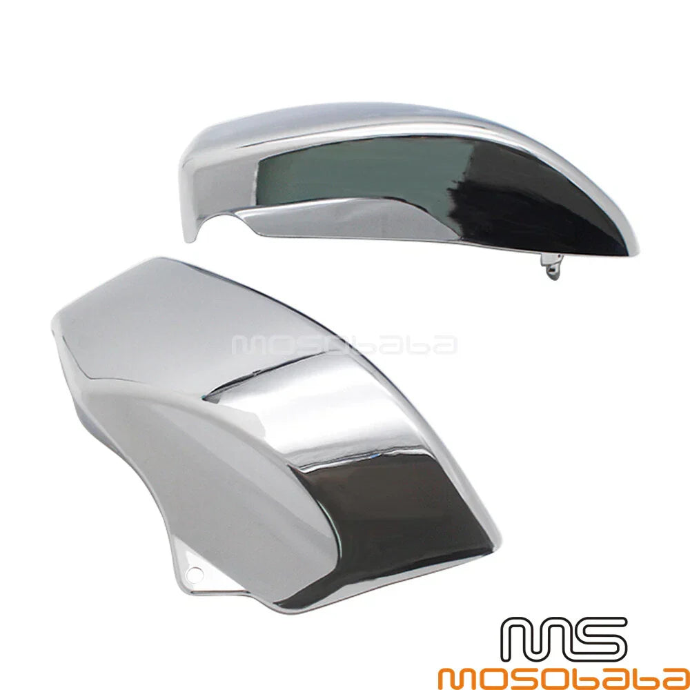 Chrome Battery Side Covers for Honda VTX1800 R/T (2002-2008)