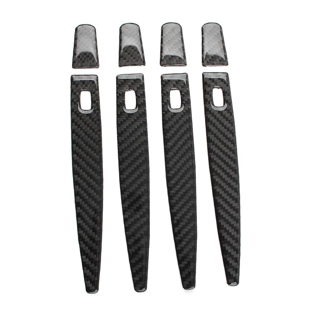 8 Pcs Outer Door Handle Cover Trim Black for Chevrolet Equinox (2018-2021)