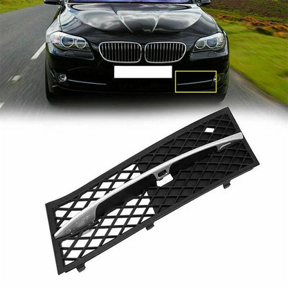 Front Lower Bumper Grille with Strips for 2010-2013 BMW 5 F10 F11 (2010-2013)
