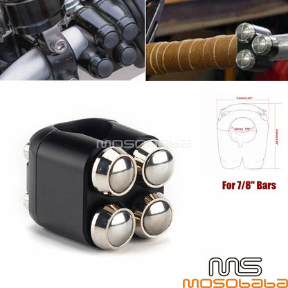 4-Button Controller 7/8'' Handle Bar Switch for Harley Dyna
