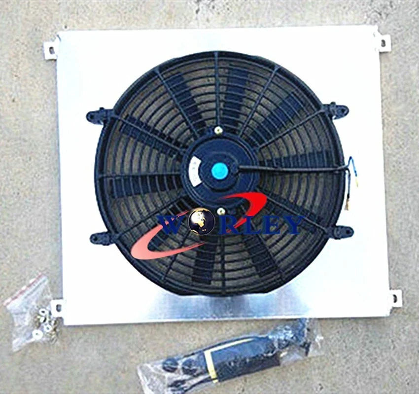 Aluminum Radiator Shroud & Fan for HILUX RN85 YN85 22R 2.4L Petrol (1991-1997)