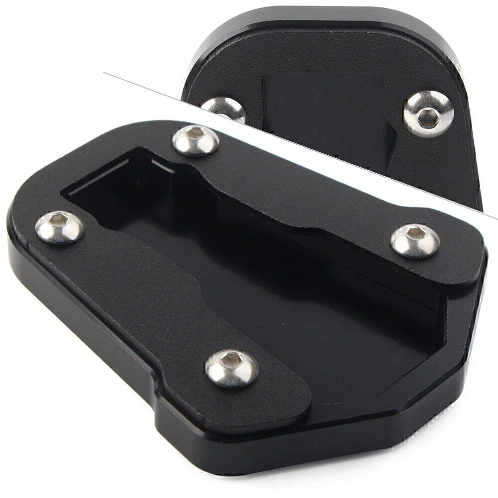 Black Side Kickstand Pad for Honda CRF300L CRF300 Rally (2021-2024)
