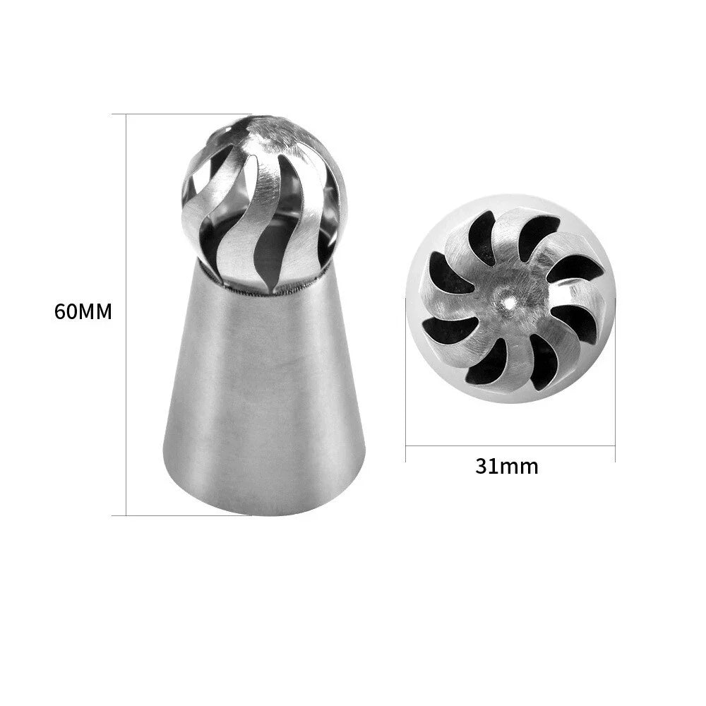 3 x Icing Nozzles & 1 x Silicone Piping Bag Cake Decoration Kit