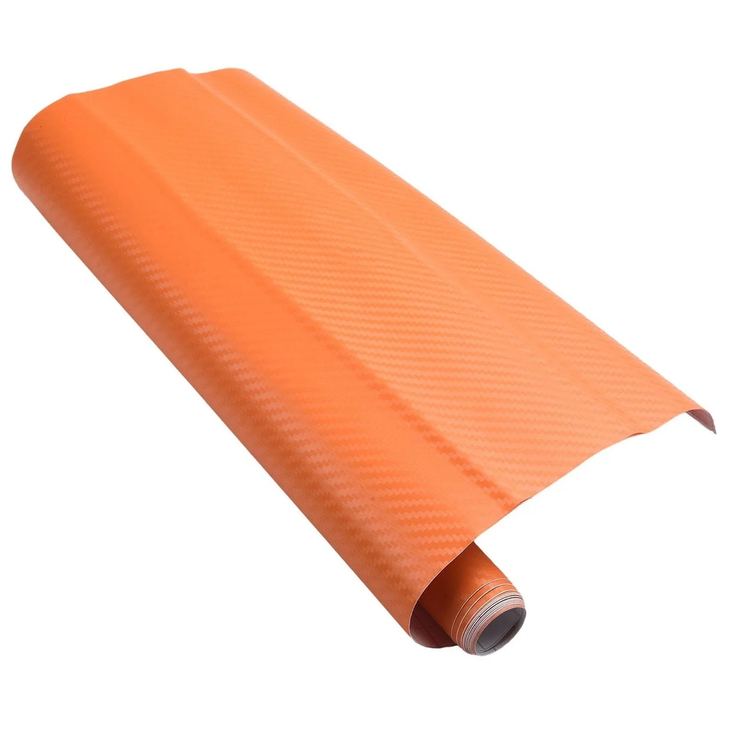 Beautiful Orange Carbon Fiber Vinyl Wrap Sticker for Car Interiors