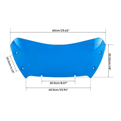 Blue Front Windshield for Harley CVO Road Glide FLTRXSE ST (2023-2025)