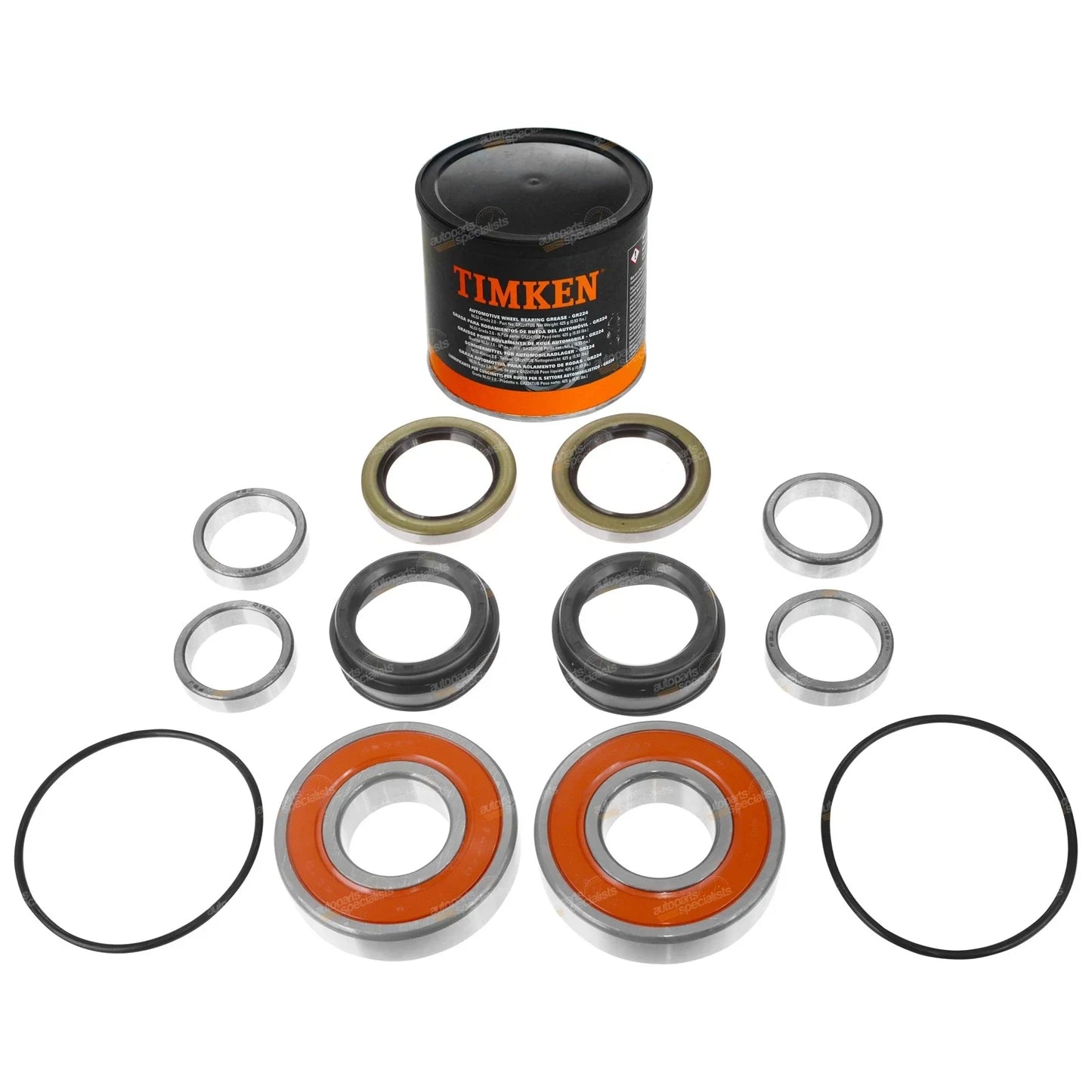 2 x Rear Wheel Bearings +Grease for Toyota 4Runner Hilux Surf (1995–2000)