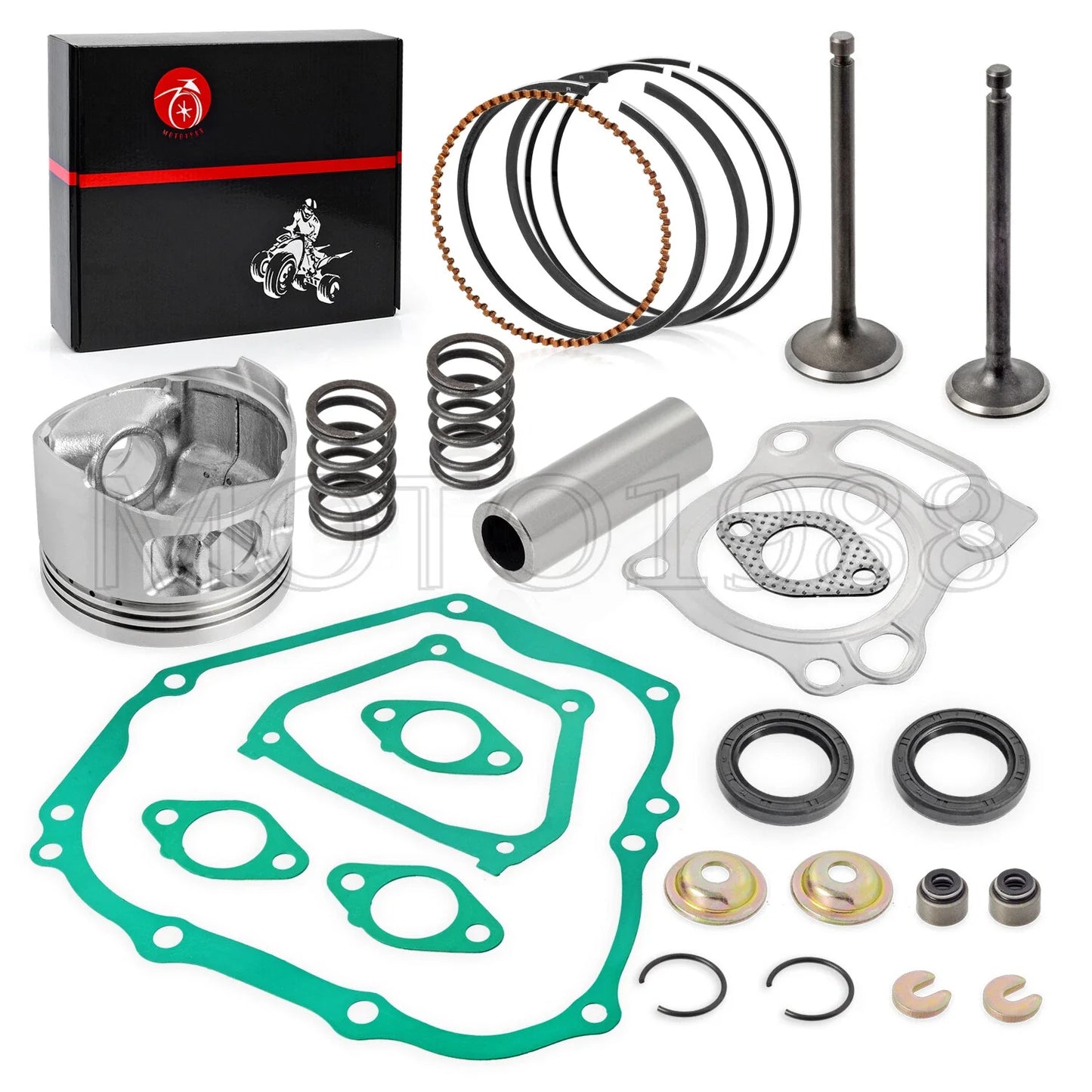Top End Rebuild Kit STD Piston Valve Gasket for Yamaha G16 G20 (1993–2004)