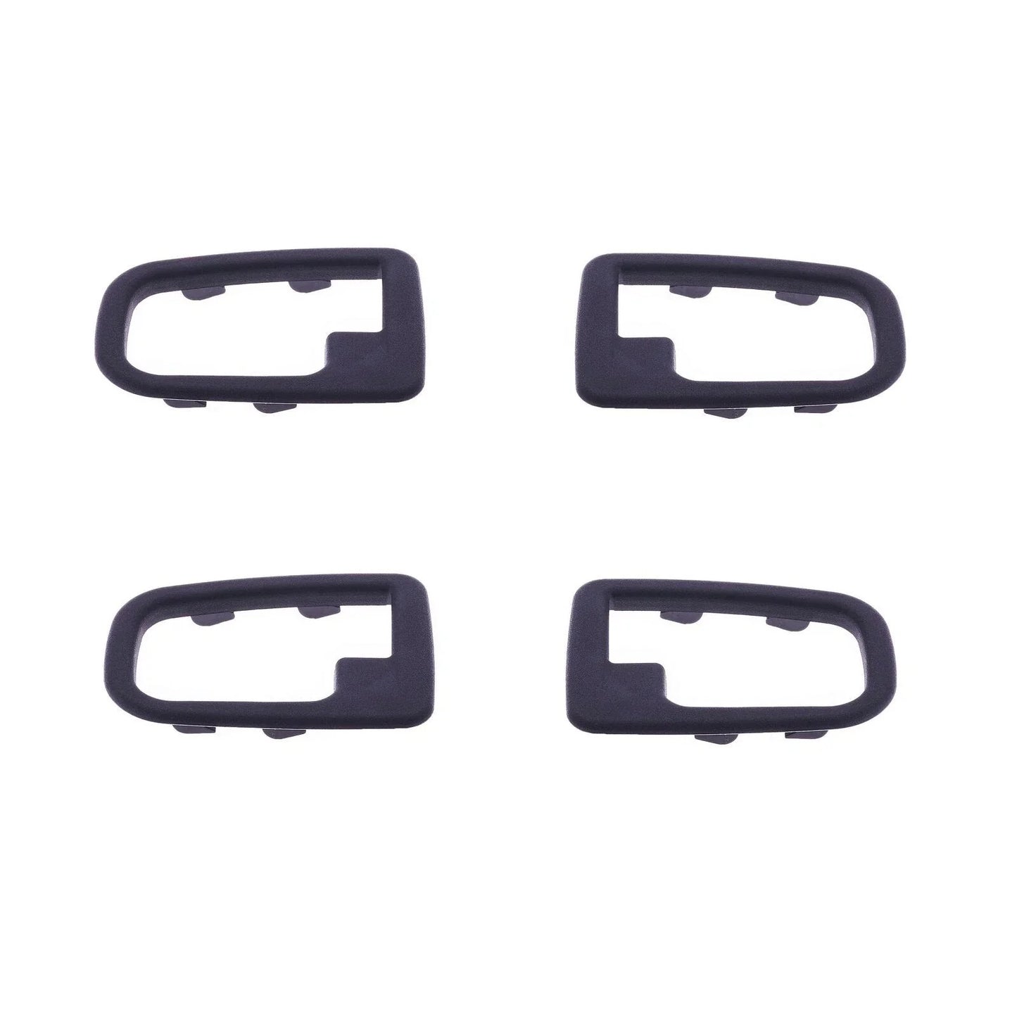 4pcs Textured Black Inner Door Handle Trim for BMW 3 Series (1990–1999)