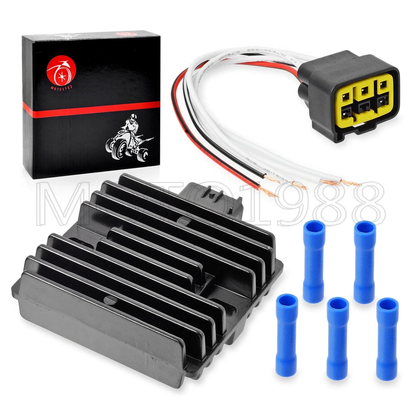 Rectifier & Plug Kit for YAMAHA V-Star 650 1100 XVS650 XVS1100 (1999–2009)