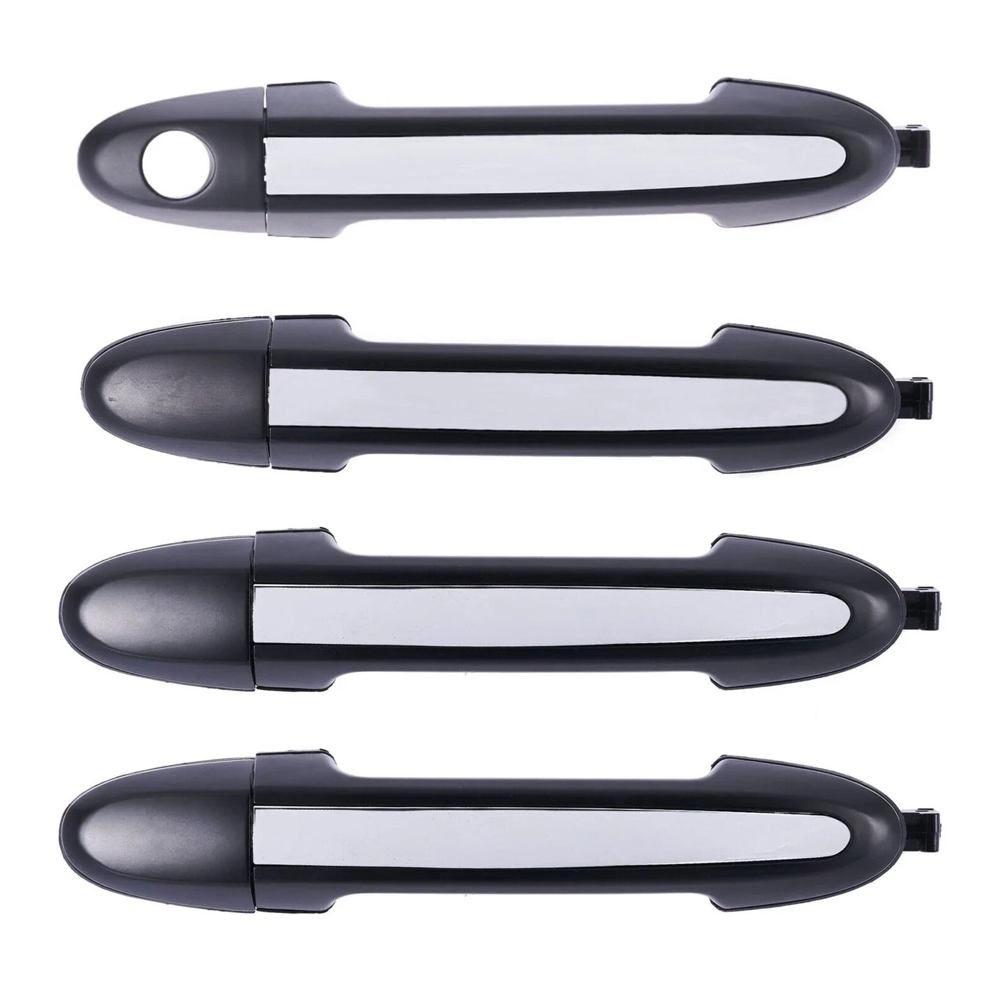 4pc Front Rear Outer Door Handle Chrome for Hyundai Santa Fe CM (2005-2012)