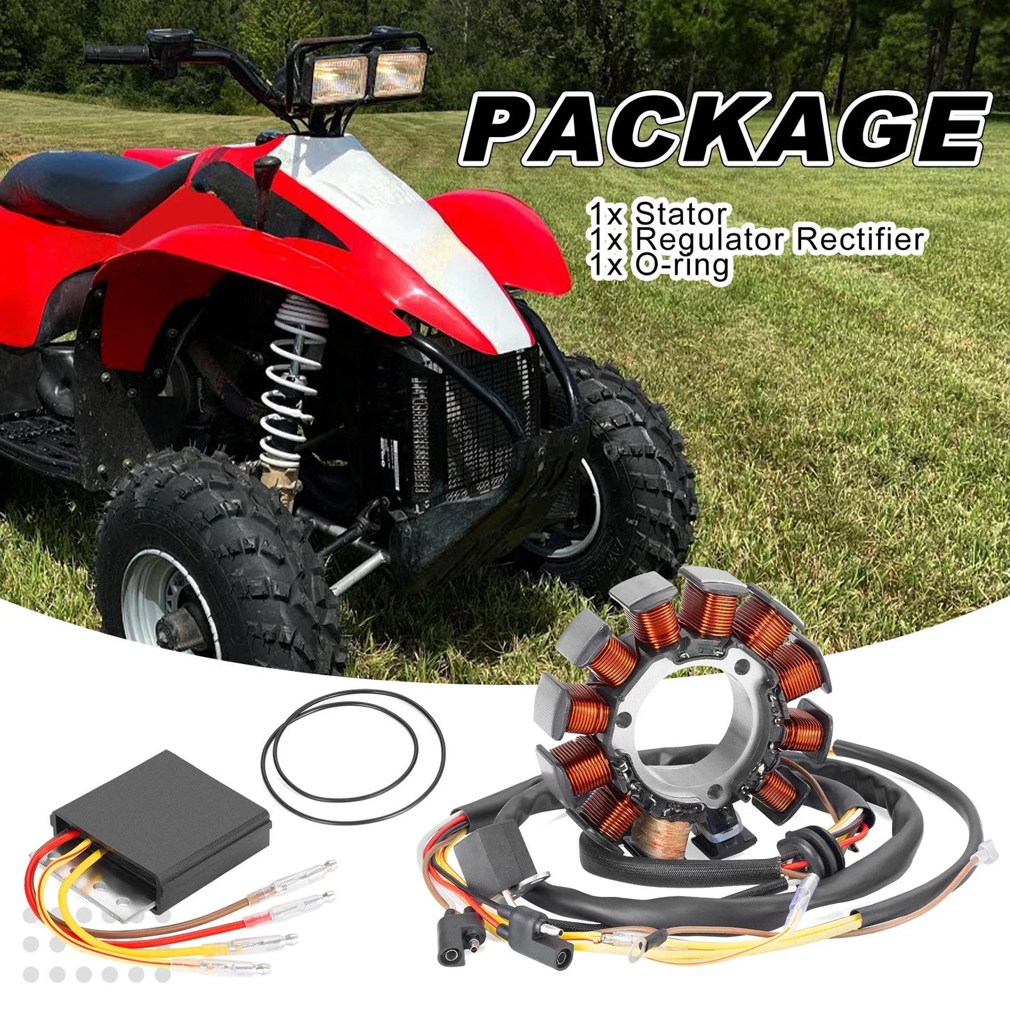 Stator & Regulator for Polaris Scrambler 500 2x4 4X4 (1999–2002)