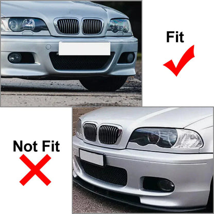 Front Fog Light Covers for BMW E46 M3 2-Door (2001-2006)