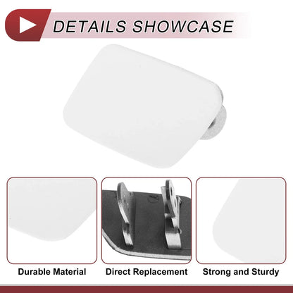 Front Left Bumper Trim Nozzle Cover for BMW X5 White (2007-2013)