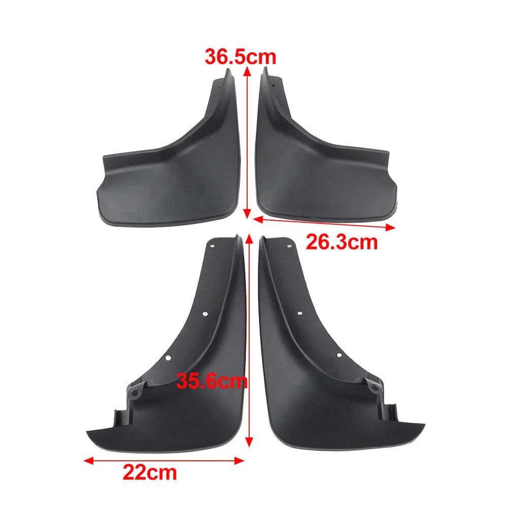 4 x Front & Rear Mud Flaps Splash Guards for Ford Explorer (2011-2019)