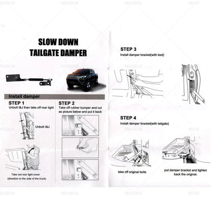 Tailgate Assist Shock Struts for Toyota Hilux
