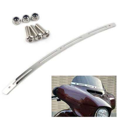 4 Slotted Batwing Fairing Windshield Trim for Harley Electra Glide (1996-2013)