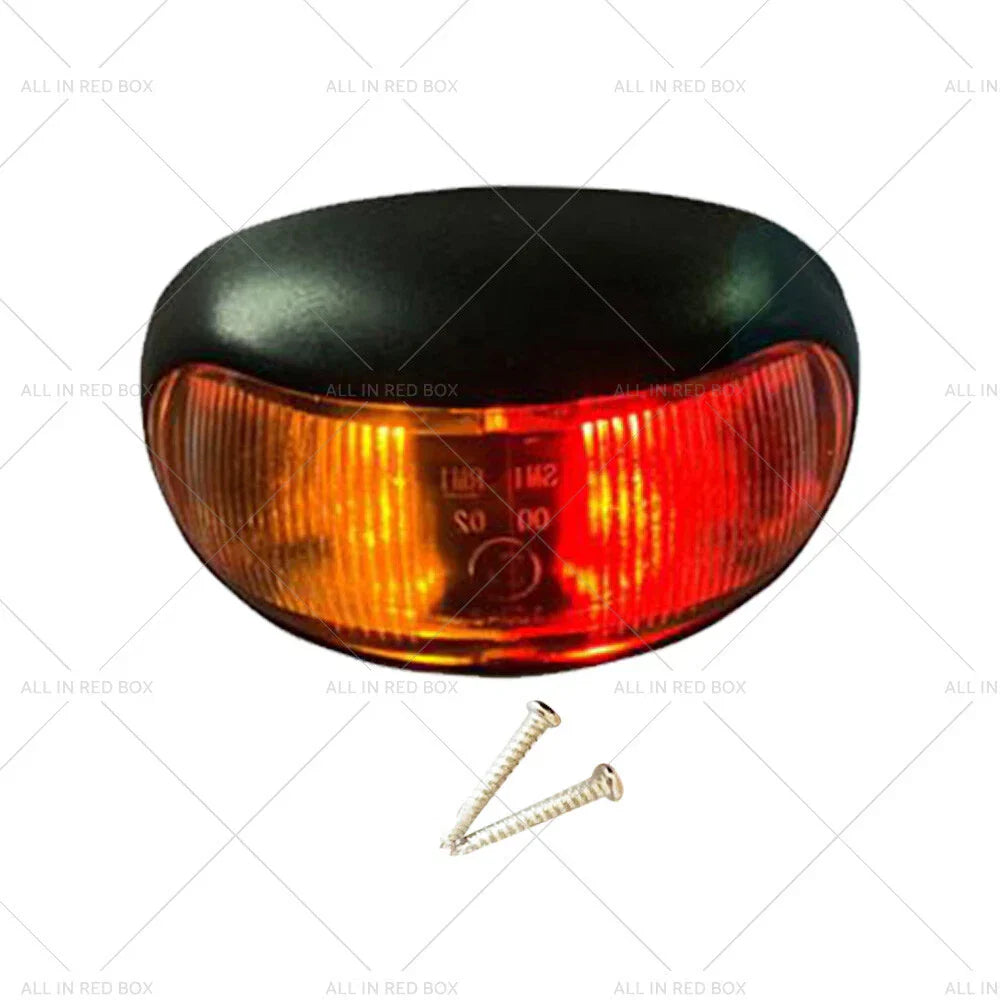 LED Clearance Lights Side Marker Lamp Red Amber for Truck Trailer 12V 24V