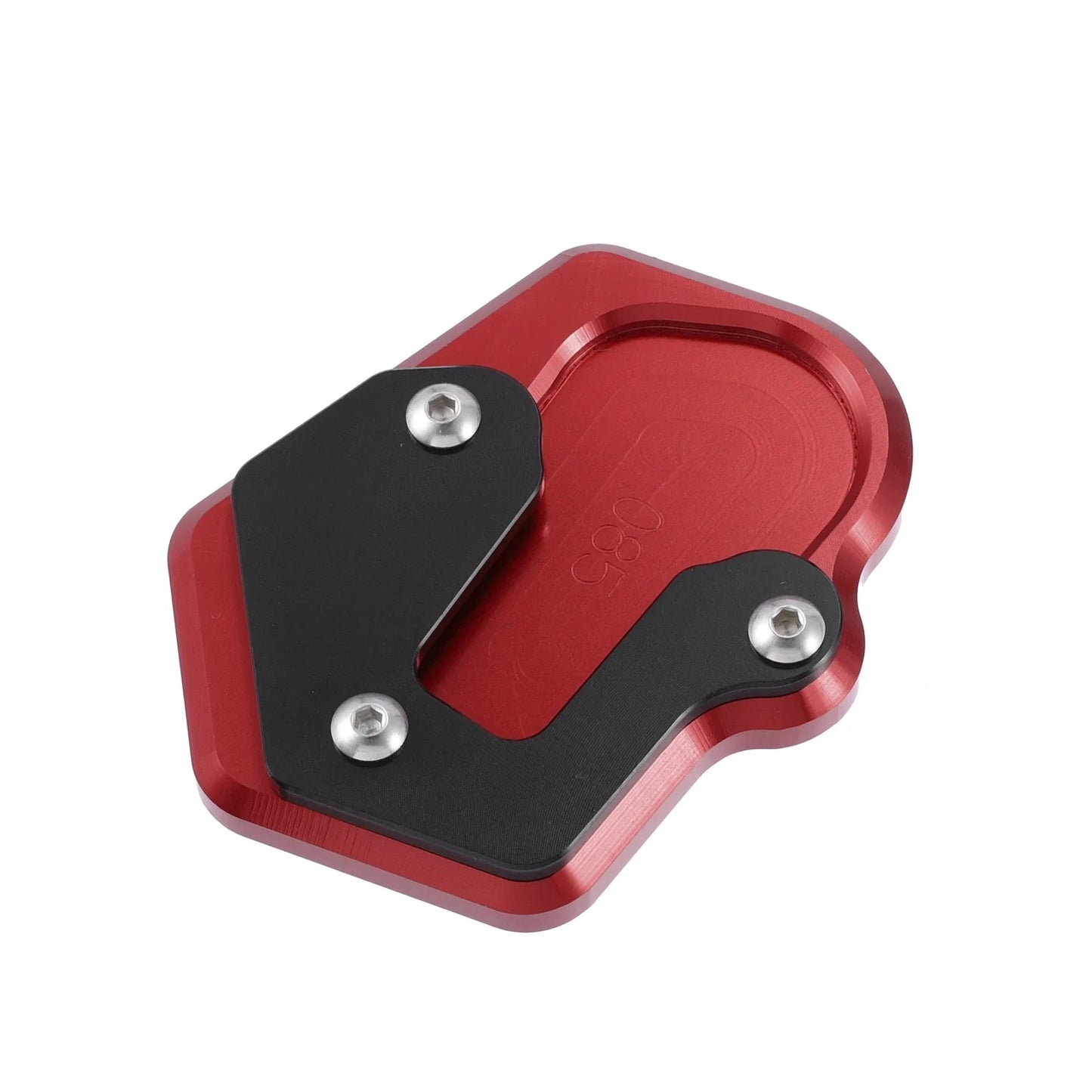 Kickstand Pad for BMW Extender Foot Side Stand Plate Red