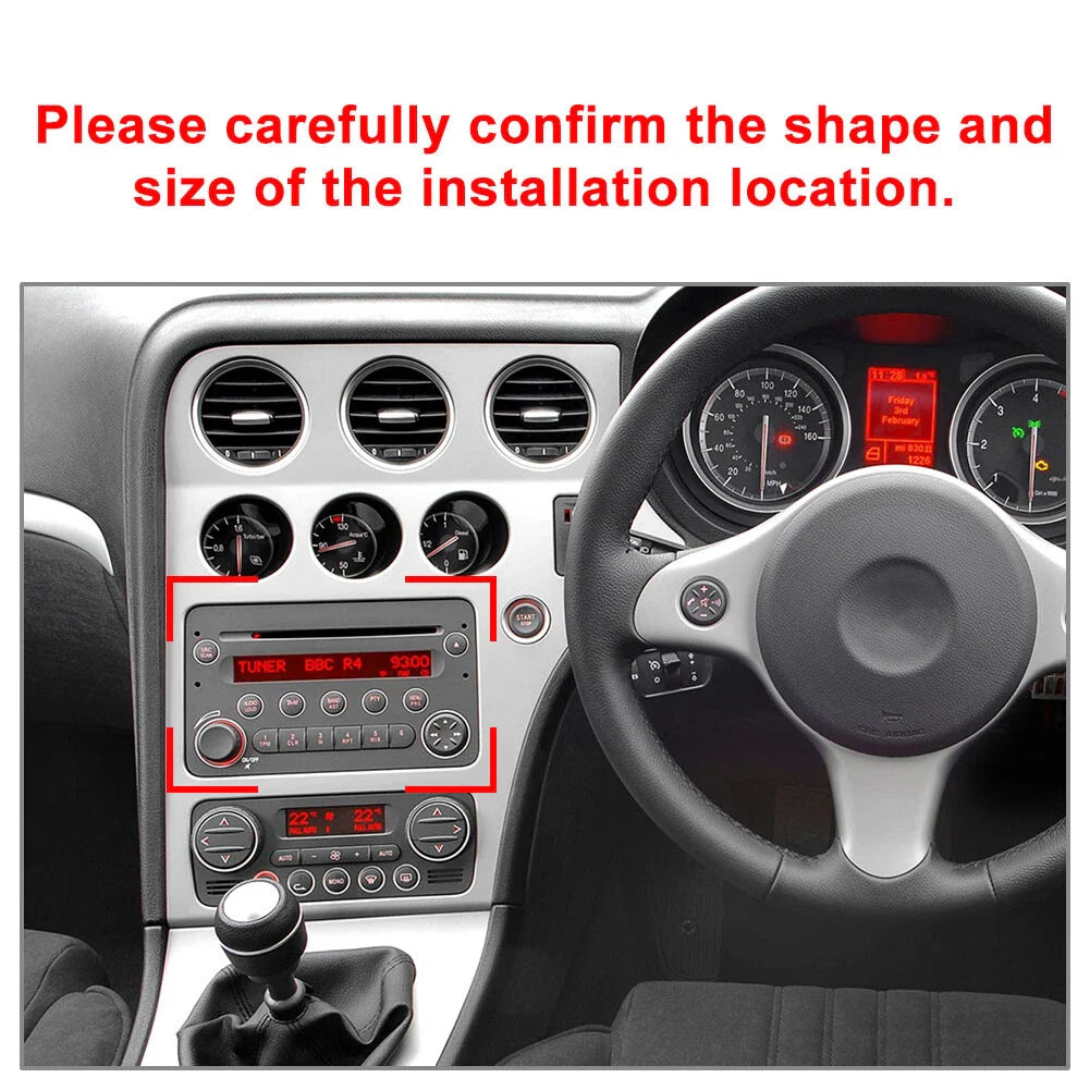 Center Console CD AC Panel Cover Trim for Alfa Romeo 159 (2006-2011)
