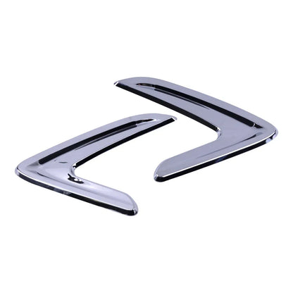 2 x Chrome Fender Vent Cover Strip for BMW X5 F15 (2014-2016)
