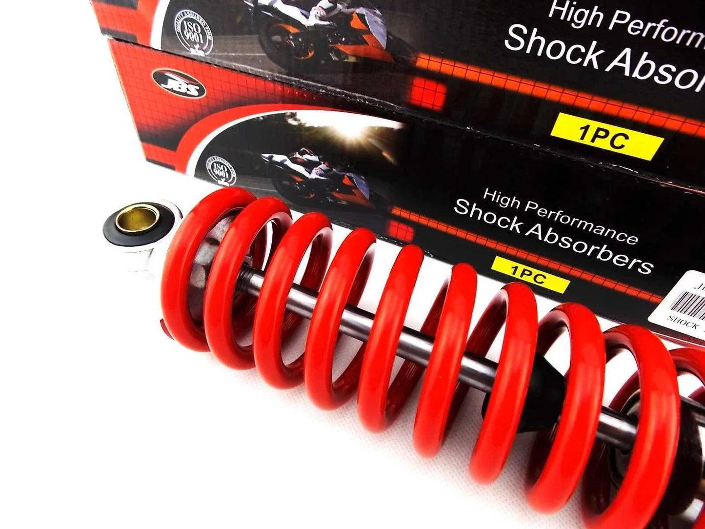 400mm Red/Chrome Rear Shock Absorbers for Suzuki DR400