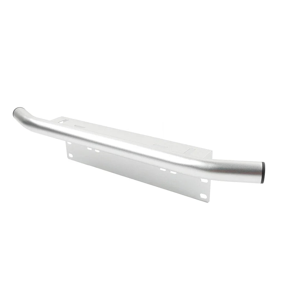 Silver Bull Bar Front License Plate Mount Bracket for Off-Road Lights