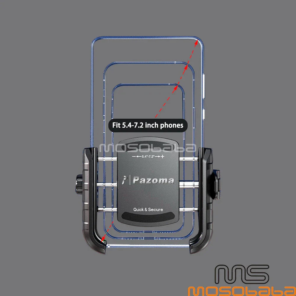 Handlebar Mount Phone Holder for Harley Touring Softail Street Glide (2014-2023)