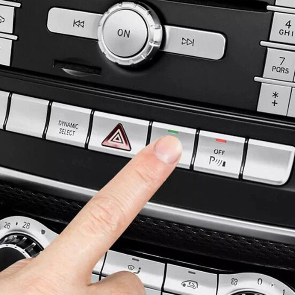 CD Panel Function Switch Cover Trim for Mercedes A Class W176, B Class W246