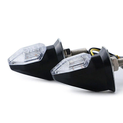 LED Turn Signal Lights for Motorcycle Universal Amber Indicator Lamp