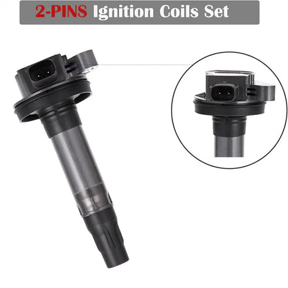 6Pcs Ignition Coils with Spark Plugs for Lincoln Ford Explorer F150 Mustang