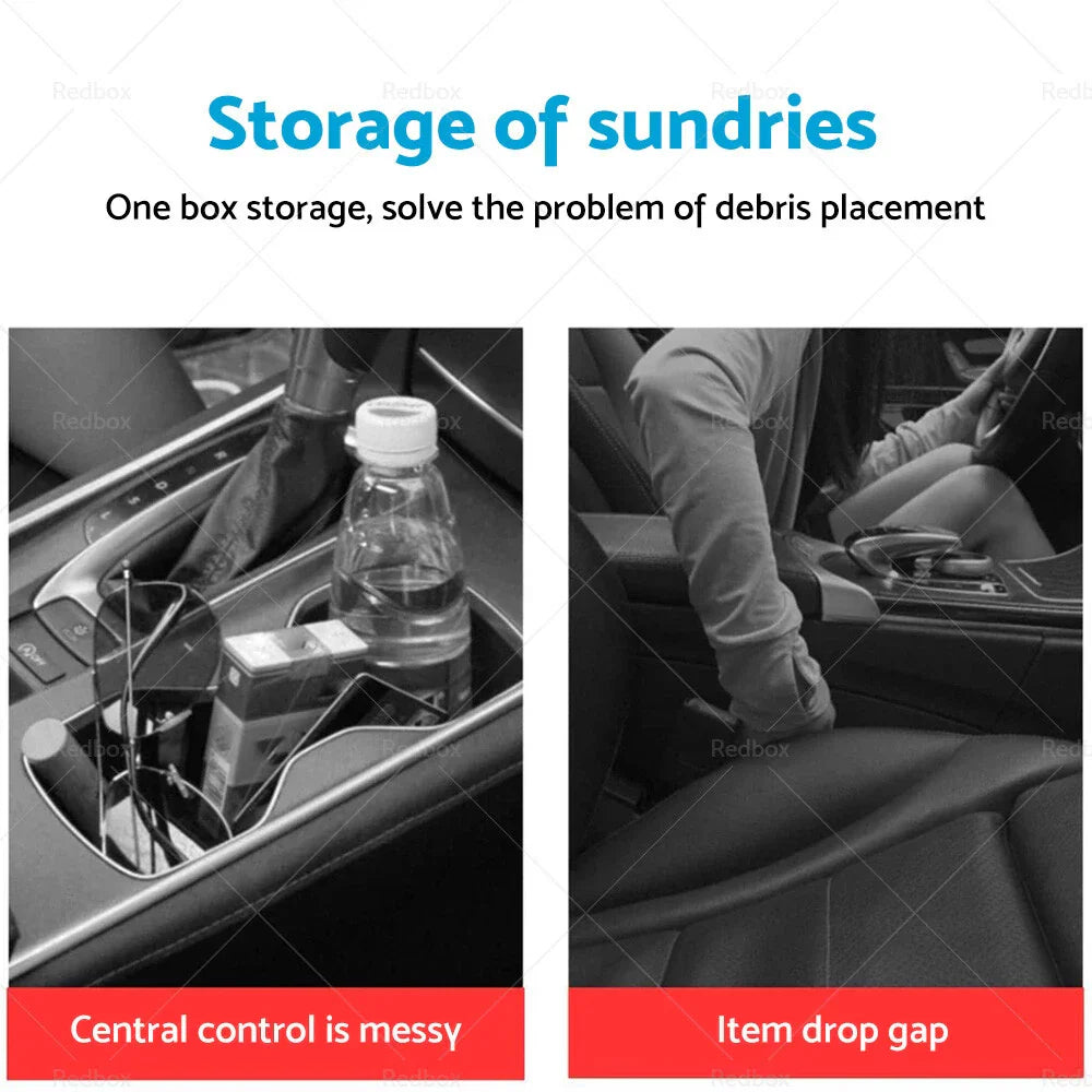 Armrest Storage Center Console Tray Box for Toyota Fortuner Hilux (2005-2023)
