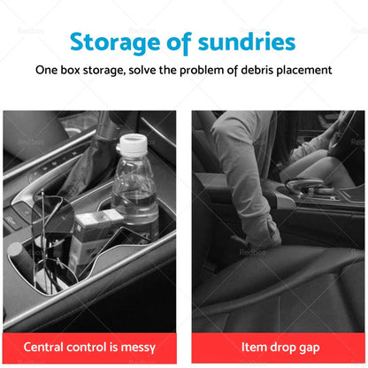 Armrest Storage Center Console Tray Box for Toyota Fortuner Hilux (2005-2023)