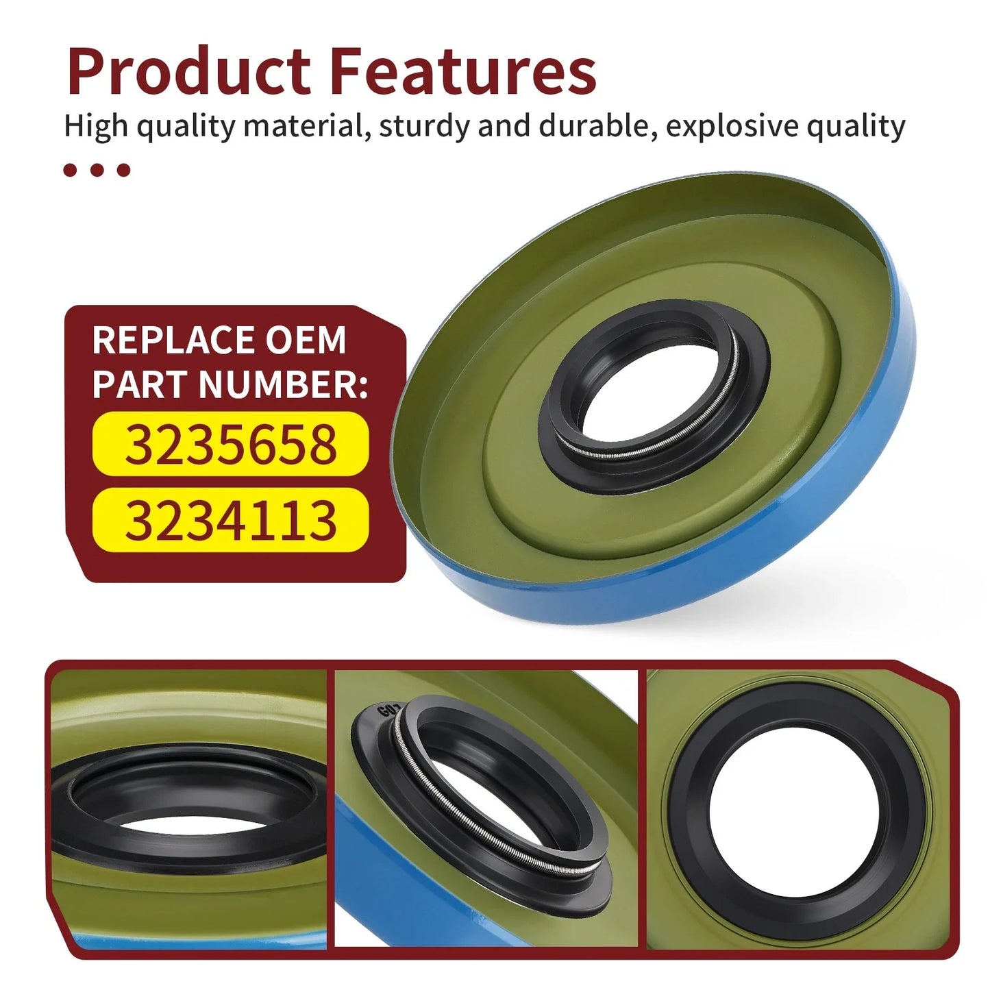 Triple Lip Seal for Polaris Sportsman X2 500/800 Trans