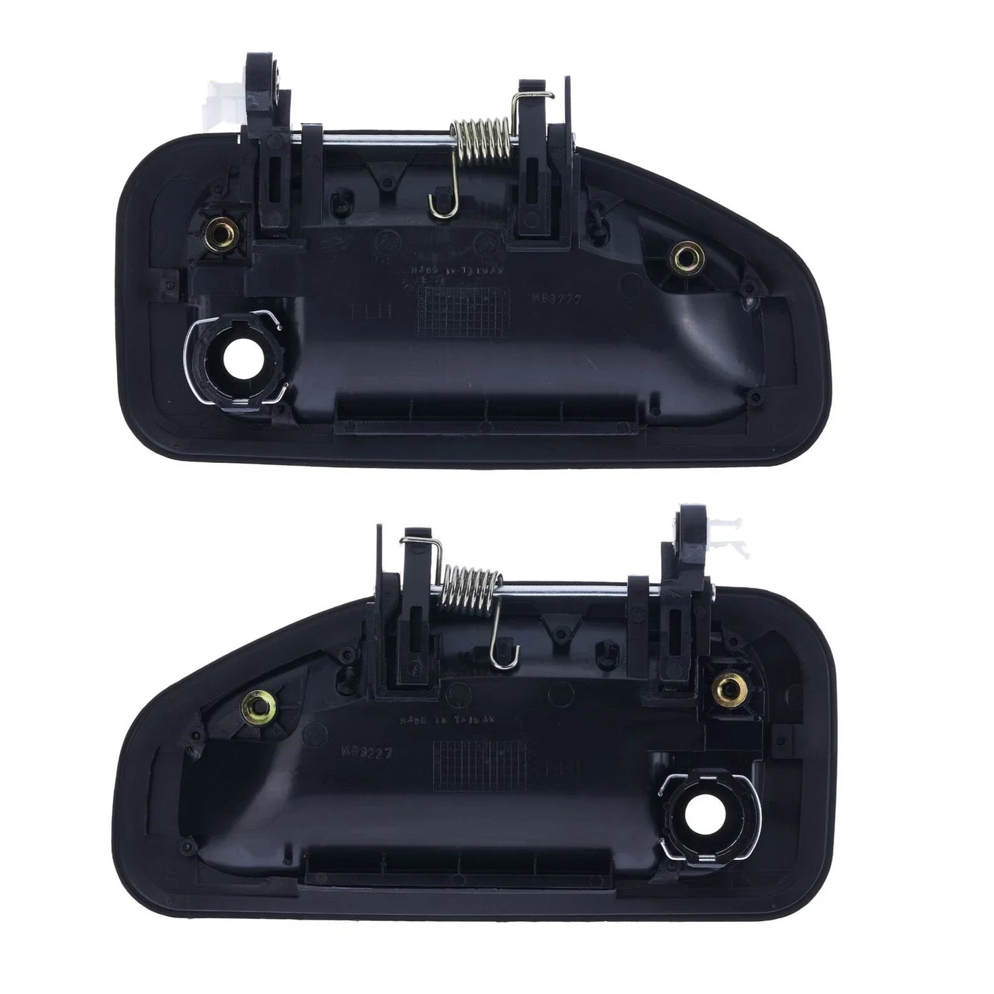 Door Handle Outer 2 x Black Front Left+Right for Mitsubishi Fuso (2005–2020)