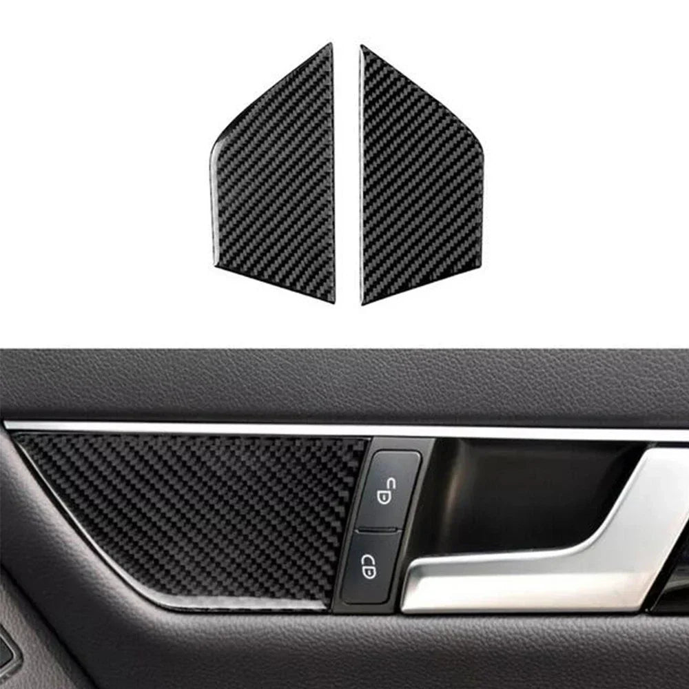 Carbon Fiber Door Handle Covers for 2007-2013 Benz C Class W204