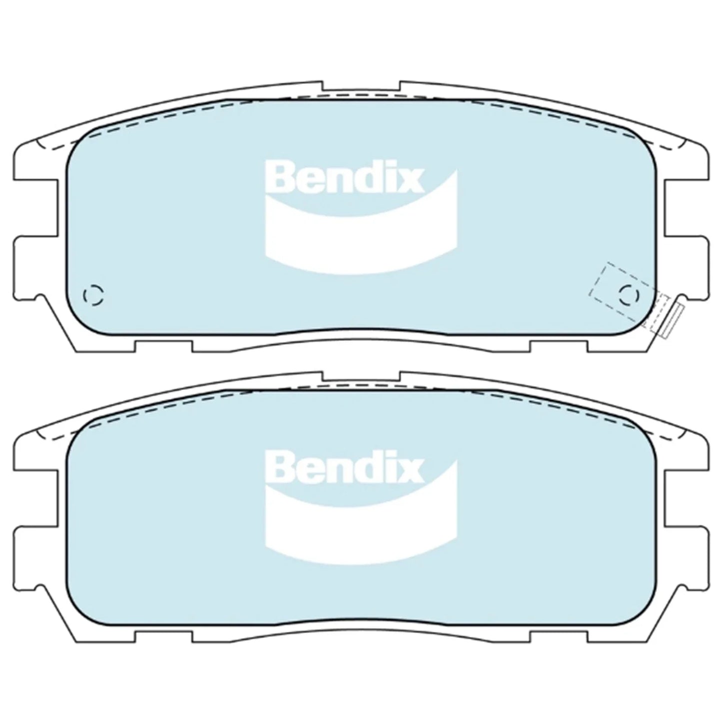 4WD Rear Disc Brake Pad Set for Isuzu MU UCS55 UCS69 (1990-1996)