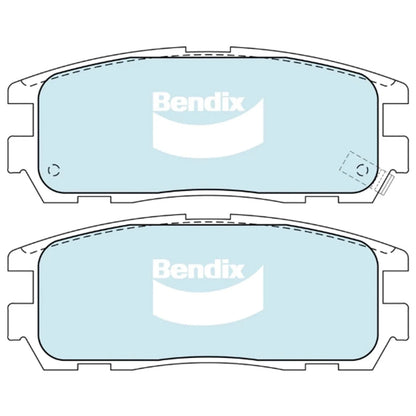 4WD Rear Disc Brake Pad Set for Isuzu MU UCS55 UCS69 (1990-1996)
