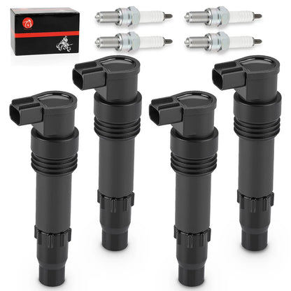 4 x Coils Iridium Spark Plugs for Suzuki Hayabusa GSX1300R (1999–2021)
