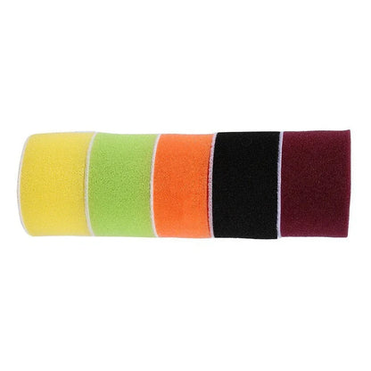 16pcs Round Flat Sponge Waxing Polishing Pads Mat Buffing Detailing Tools