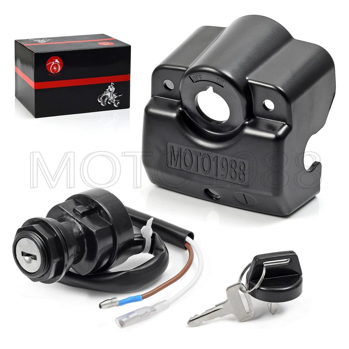 BAR SWITCH MOUNT & IGNITION SWITCH for YAMAHA Blaster 200 (1988-1999)