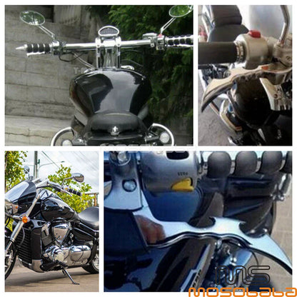 Chrome Brake/Clutch Hand Control Levers for Suzuki Boulevard M109R (09-13)