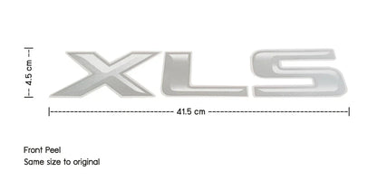 SILVER XLS Rear Tailgate Decal Sticker for Ford Ranger (2005-2011)