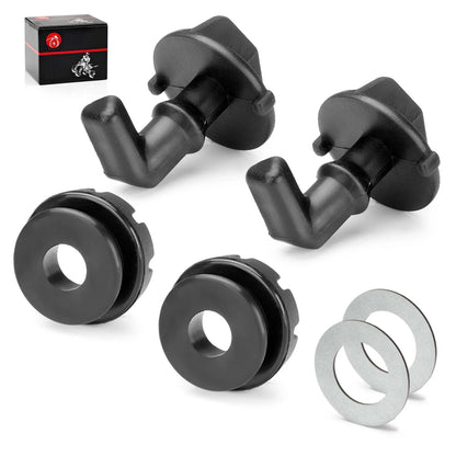 2 x Hood Latch Toggles + Grommets Washers for Polaris RZR S 4 800 (2008–2014)