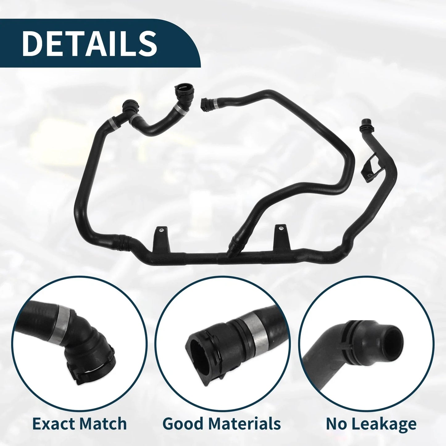 4-Way Hose Water Hose Assembly for BMW 318i (2007-2012)