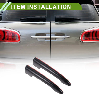 Tailgate Handle Cover for BMW Mini R55 Clubman (2006 - 2014) Black Red