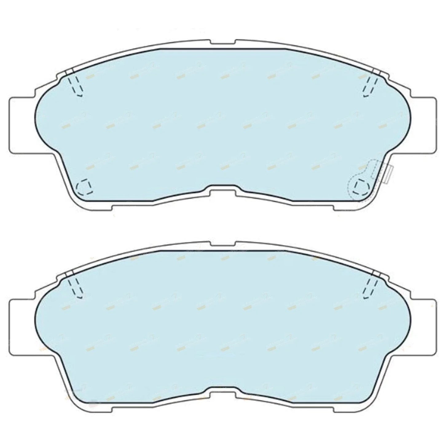 1 x GCT Disc Brake Pad Set for Toyota Corona ST190 (1992–1995)