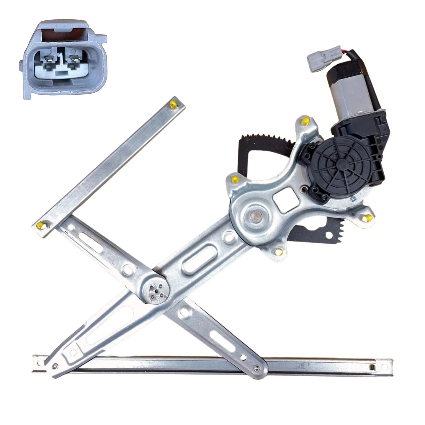Front Left Window Regulator W/ Motor 2 Pins for Hyundai i20 (2008–2014)