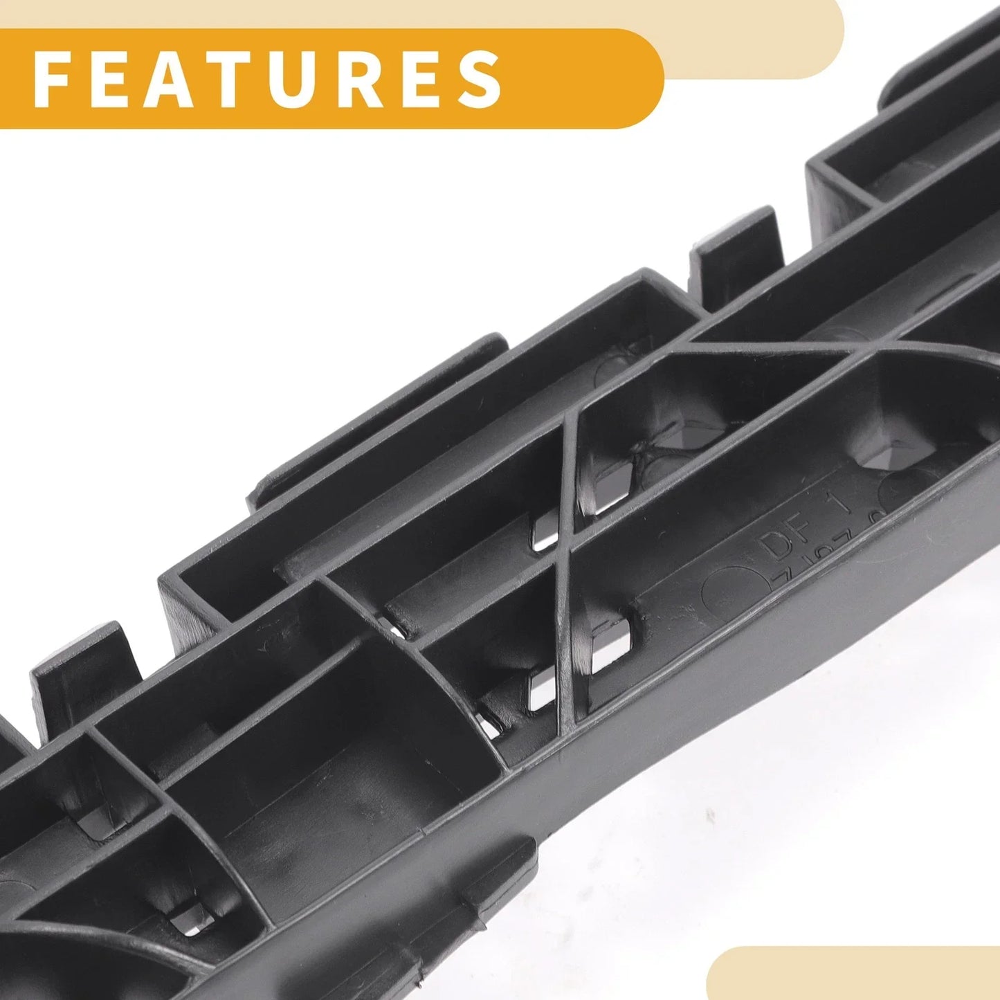 RH Side Rear Bumper Support Bracket for Honda CR-V (2012-2014) 1 x Black ABS